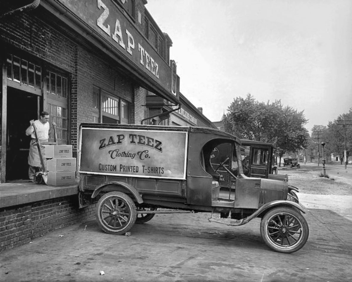 Zap Teez Printing T-shirt Deliveries